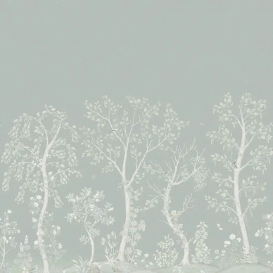 Seasonal Woods vihrea sininen puutapetti Cole Sonilta 120 6020 image