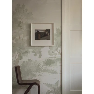 Mittatilattu puutapetti Borastapeter Studiolta Countryside Landscape 9480w kuva