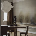 Keittion mittatilattu maisematapetti Watercolour Landscape 9481w Borastapeter Studiolta