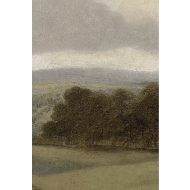 Oljymaalattu puutapetti Oilpainting Landscape 9482w Borastapeterilta image