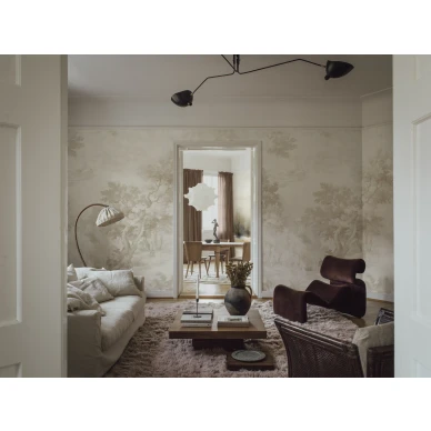 Olohuoneen beige tapetti Archive Landscape Borastapeterilta 9478w image