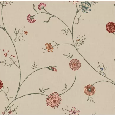 Flower Thread beige kukkatapetti Rebel Wallsilta R19284 image