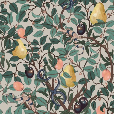Fruit Garden varikas puutapetti Rebel Wallsilta R19275 image