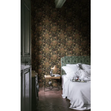 Makuuhuoneen tumma tapetti Vintage Garden Rebel Wallsilta R19268 image