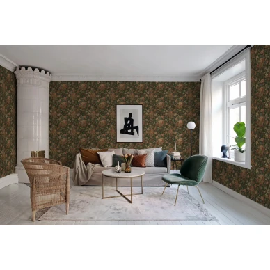 Olohuoneen kukkatapetti Vintage Garden Rebel Wallsilta R19265 image