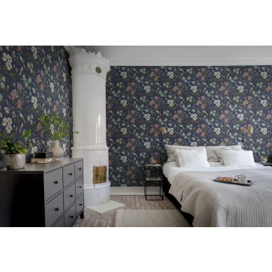 Makuuhuoneen kukkatapetti Petit Flora Rebel Wallsilta R19262 image