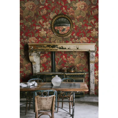 Keittion tapetti Vintage Flora Rebel Wallsilta R19242 kuva