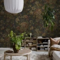 Monivarinen tapetti olohuoneeseen Vintage Flora Rebel Wallsilta R19240