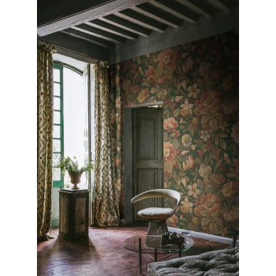 Suurikuvioinen kukkatapetti Vintage Flora Rebel Wallsilta R19238 kuva