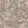 Vintage Flora pastellinroosa kukkatapetti Rebel Wallsilta R19239