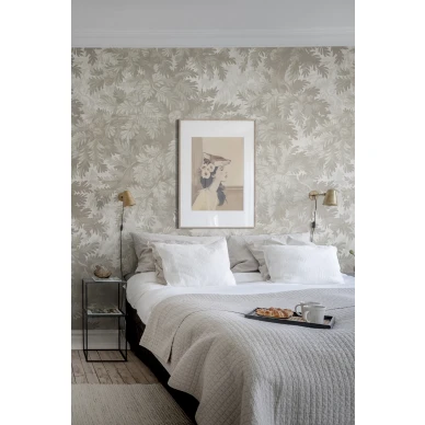 Beige tapetti makuuhuoneeseen Spruce Forest Rebel Wallsilta R19235 image