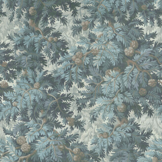 Spruce Forest sininen metsatapetti Rebel Wallsilta R19237 kuva