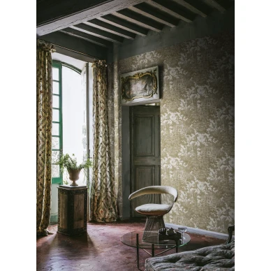 Satumainen kultatapetti Fairy Tale Castle Rebel Wallsilta R19229 image