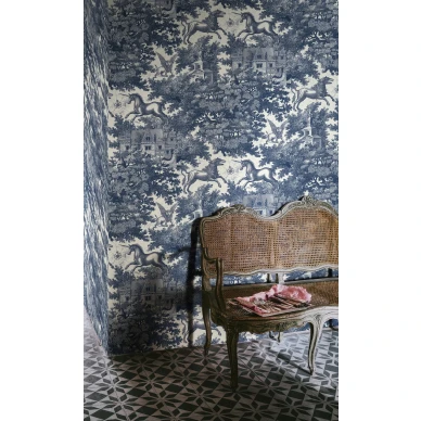 Sininen mielikuvituksellinen tapetti Fairy Tale Castle Rebel Wallsilta R19227 image