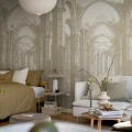 Olohuoneen rauniotapetti Gothic Arches Rebel Wallsilta R19222