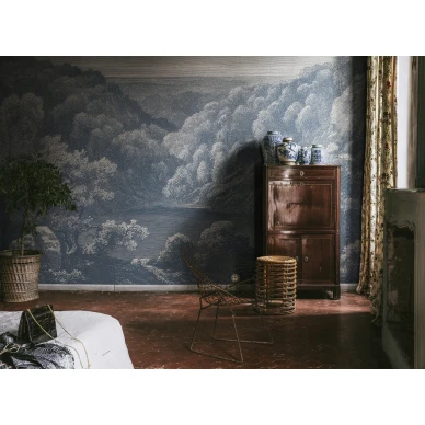 Sininen metsatapetti Mystery Lake Rebel Wallsilta R19217 image