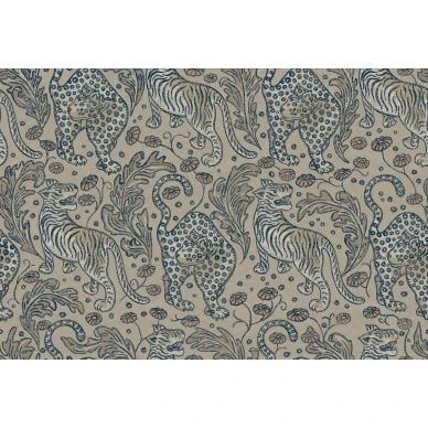 Year of the Tiger beige tiikeritapetti Rebel Wallsilta R19211 koko kuvio image