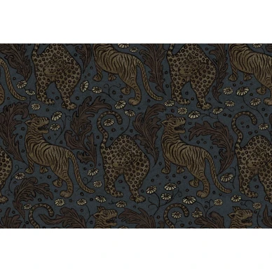 Year of the Tiger tumma tiikeritapetti Rebel Wallsilta R19212 koko kuvio image