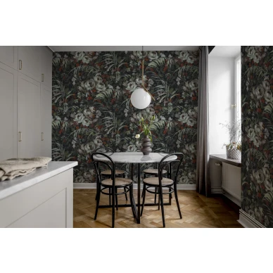 Kukkatapetti keittioon Dazzling Foliage Rebel Wallsilta R19209 kuva