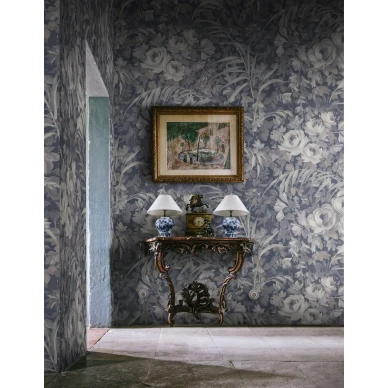 Suurikuvioinen kukkatapetti Dazzling Foliage Rebel Wallsilta R19210 kuva