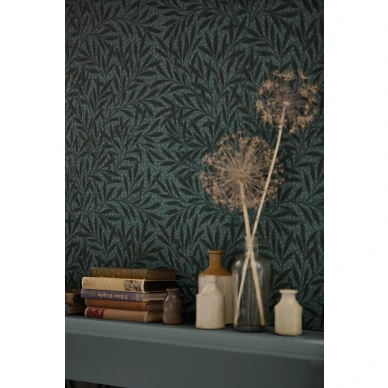 Morristapetti lehtikuviollla Emerys Willow 217183 image