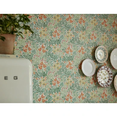 Iloinen kukkatapetti William Morrisilta Bower 217204 kuva