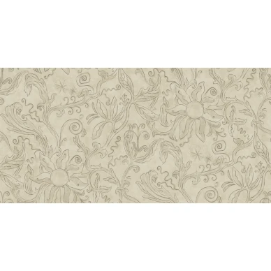 Hanna MW beige harmaa kukkatapetti Borastapeterilta 9488w isompi kuvio image