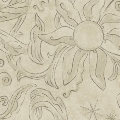 Hanna MW beige harmaa kukkatapetti Borastapeterilta 9488w image