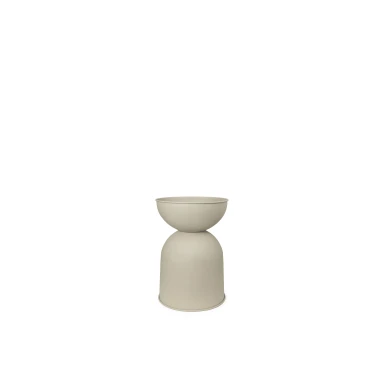 Ferm Livingin tyylikas beige kukkaruukku Small Hourglass Pot 1104266680 kuva