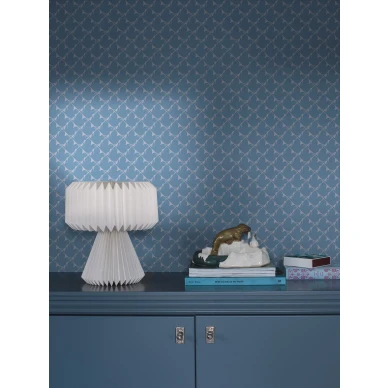 Sininen lintutapetti Borasilta Pippi 4844 image