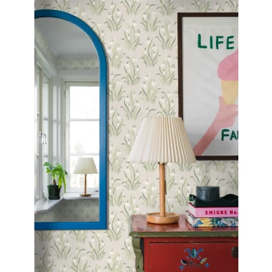 Kukkatapetti eteiseen Borasilta Snodroppe 4835 kuva