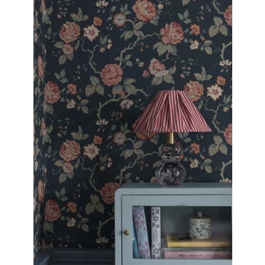 Kukkatapetti makuuhuoneeseen Borasilta Rosentrad 4825 kuva
