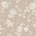 Rosentrad beige kukkatapetti Borastapeterilta 4828