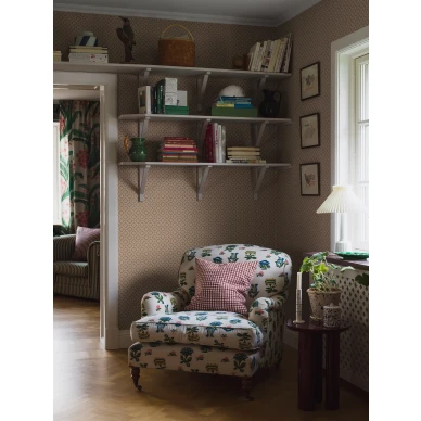 Olohuoneen ruututapetti Borastapeterilta Love 4819 kuva