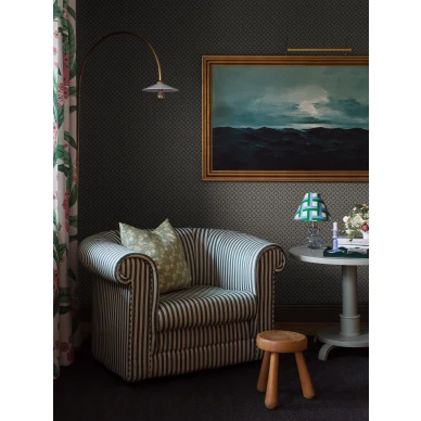 Olohuoneen ruututapetti Love Borastapeterilta 4821 kuva