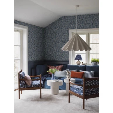 Sininen olohuoneen tapetti Elise Borastapeterilta 4817 image