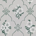 Formaket harmaa kukkatapetti Gysingelta