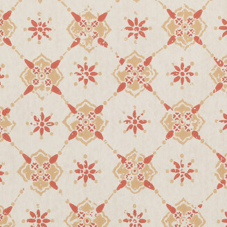 Gardskontoret beige ruudullinen tapetti Gysingelta image