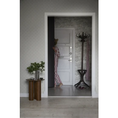 Harmaa ruututapetti Sandbergilta Trellis S10302 image