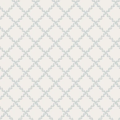 Trellis sininen vinoruudullinen tapetti Sandbergilta S10303 image