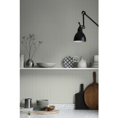 Keittion vihrea raidallinen tapetti Rand Sandbergilta S10291 kuva