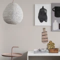 Olohuoneen roosa tapetti Sandbergilta Linne S10283