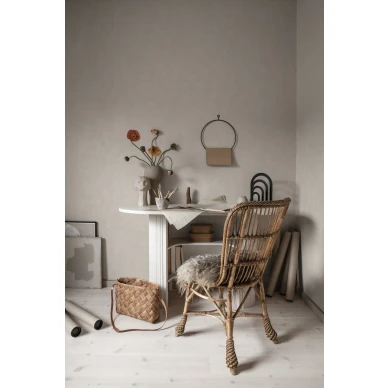Tyohuoneen beige tapetti Kalk Sandbergilta S10292 kuva