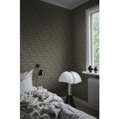 Makuuhuoneen harmaa lintutapetti Turtledove Sandbergilta S10270 image