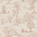 Montfort punainen maisematapetti Sandbergilta S10255
