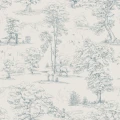 Montfort sininen maisematapetti Sandbergilta S10254
