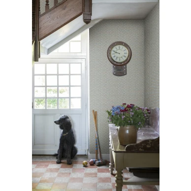 Eteisen ruskea ruudullinen tapetti Hugo Sandbergilta S10242 image