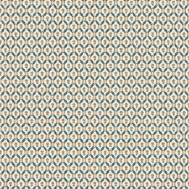 Hugo ruskea ruudullinen tapetti Sandbergilta S10242 image