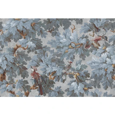 Benjamin sininen lintutapetti Sandbergilta S10274 suuri kuvio kuva