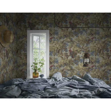 Makuuhuoneen lintutapetti Benjamin Sandbergilta S10273 kuva